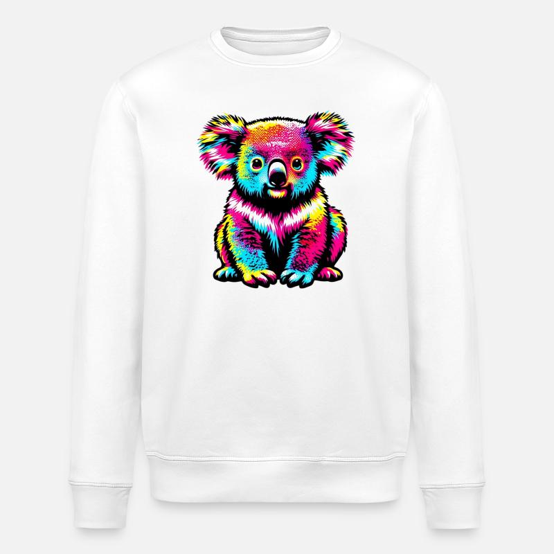 Koala - Stanley/Stella Unisex Bio-Sweatshirt ROLLER - Weiß