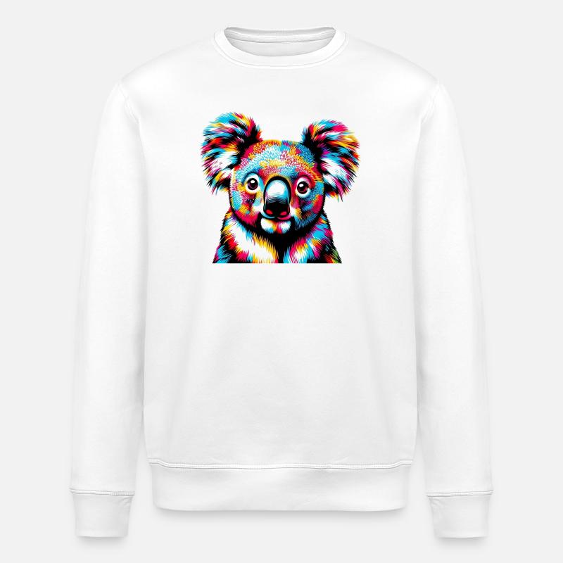 Koala - Stanley/Stella Unisex Bio-Sweatshirt ROLLER - Weiß