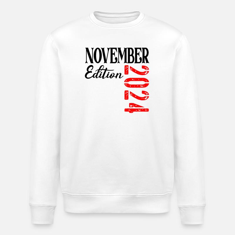 JOYEUX 2ème ANNIVERSAIRE NOVEMBRE 2024 - Sweat bio ROLLER Stanley/Stella Unisexe - blanc