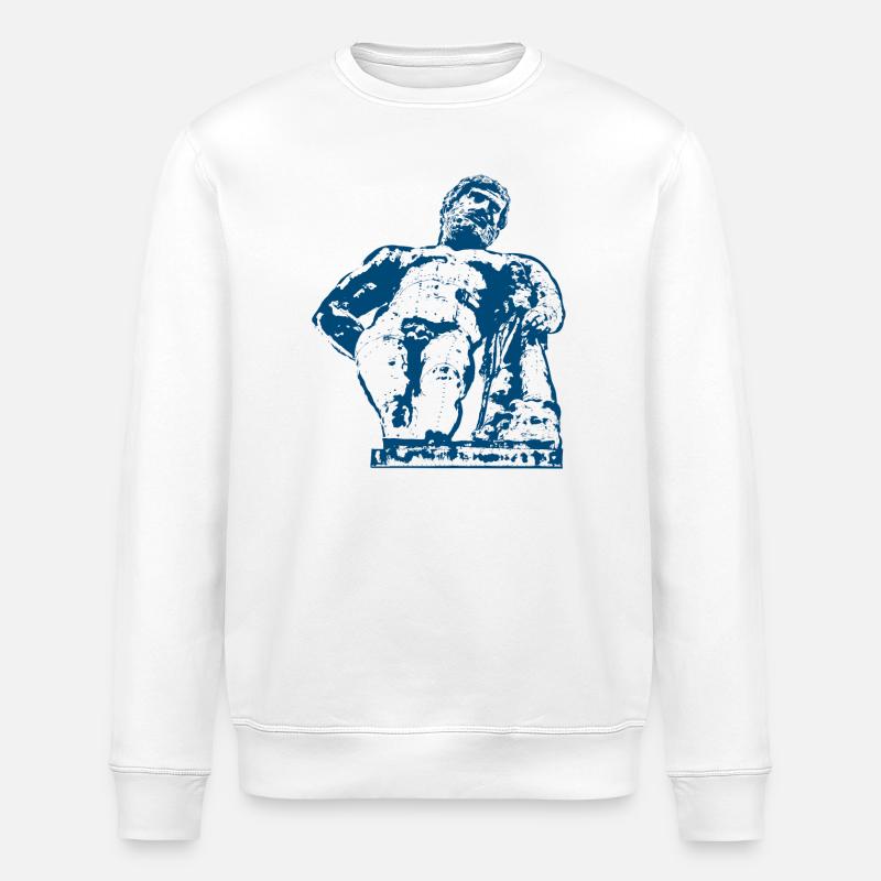 Hercule - Sweat bio ROLLER Stanley/Stella Unisexe - blanc