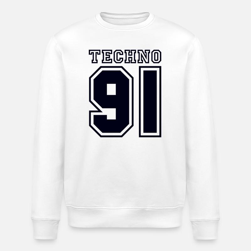TECHNO 91 - Sweat bio ROLLER Stanley/Stella Unisexe - blanc