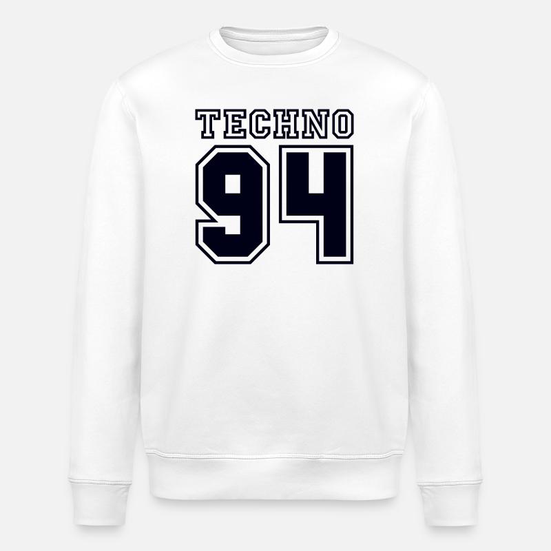 TECHNO 94 - Stanley/Stella ROLLER Unisex Organic Sweatshirt - white