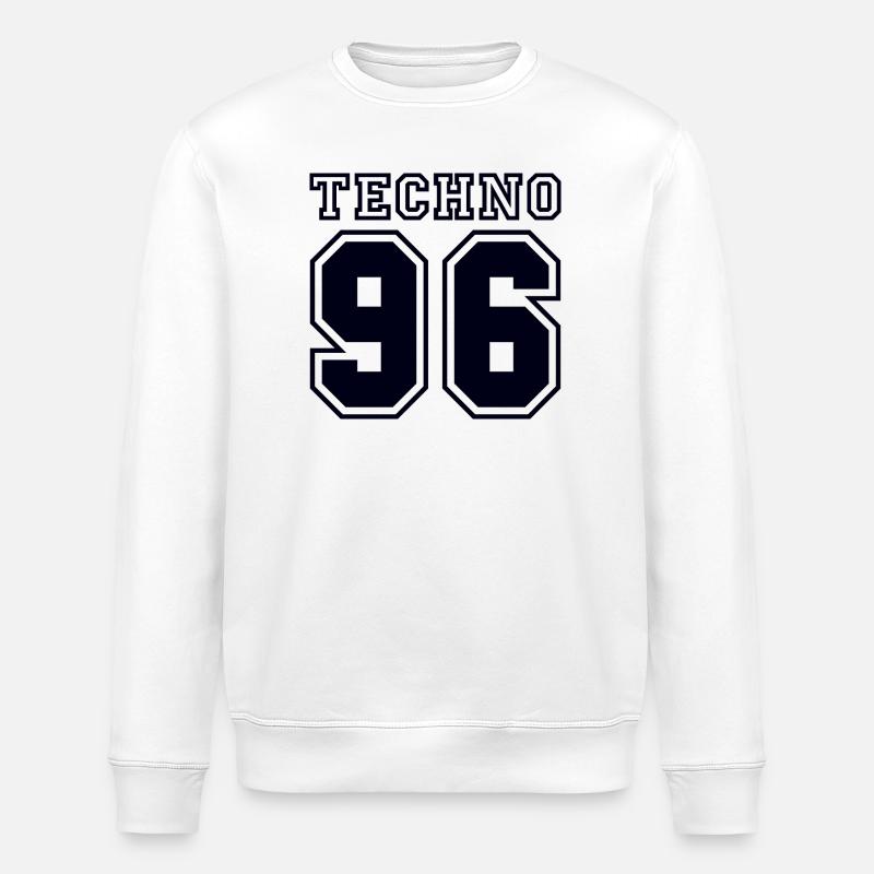 TECHNO 96 - Stanley/Stella ROLLER Unisex Organic Sweatshirt - white