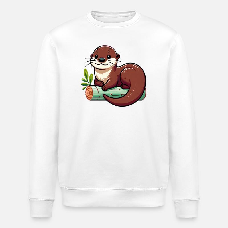 Otter - Stanley/Stella Unisex Bio-Sweatshirt ROLLER - Weiß