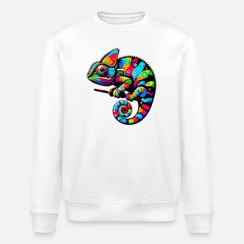 Chameleon - Stanley/Stella ROLLER Unisex Organic Sweatshirt - white