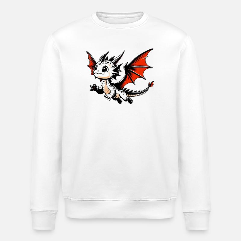 Dragon - Sweat bio ROLLER Stanley/Stella Unisexe - blanc
