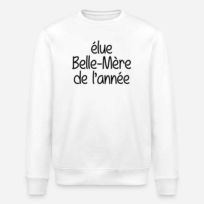 élue belle-mère de l'année - Sweat bio ROLLER Stanley/Stella Unisexe - blanc