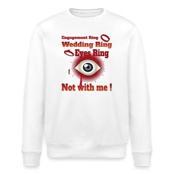Single Life - Stanley/Stella ROLLER Unisex Organic Sweatshirt - white - Front - Nik (191cm)