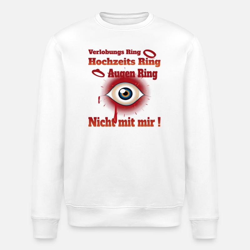 Single Leben - Stanley/Stella Unisex Bio-Sweatshirt ROLLER - Weiß