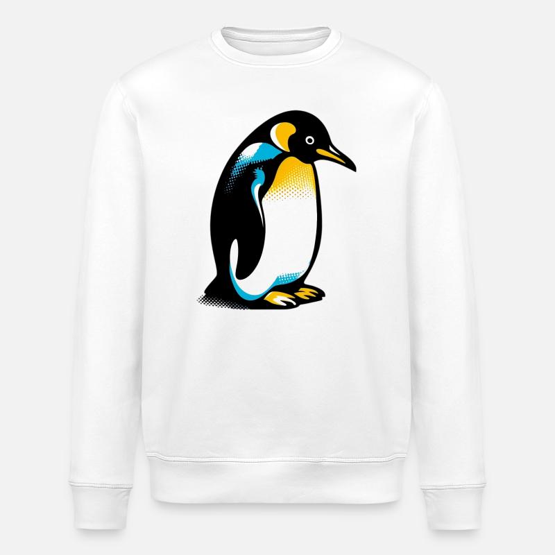 Pinguin - Stanley/Stella Unisex Bio-Sweatshirt ROLLER - Weiß