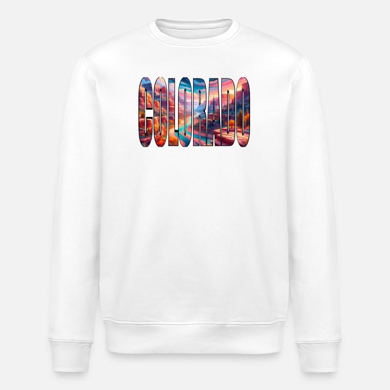 COLORADO - Stanley/Stella Unisex Bio-Sweatshirt ROLLER - Weiß