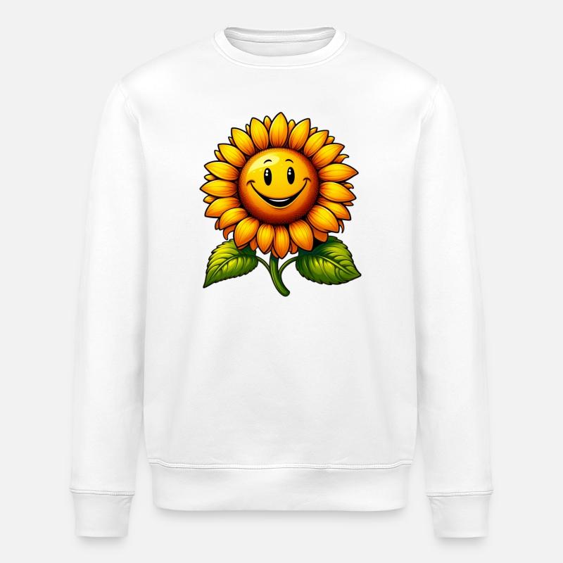 Sonnenblume - Stanley/Stella Unisex Bio-Sweatshirt ROLLER - Weiß