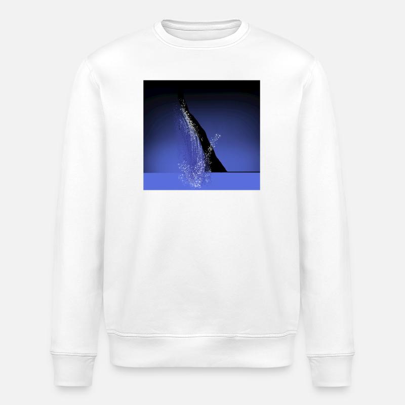 Begegnung der Tiefe - Stanley/Stella Unisex Bio-Sweatshirt ROLLER - Weiß
