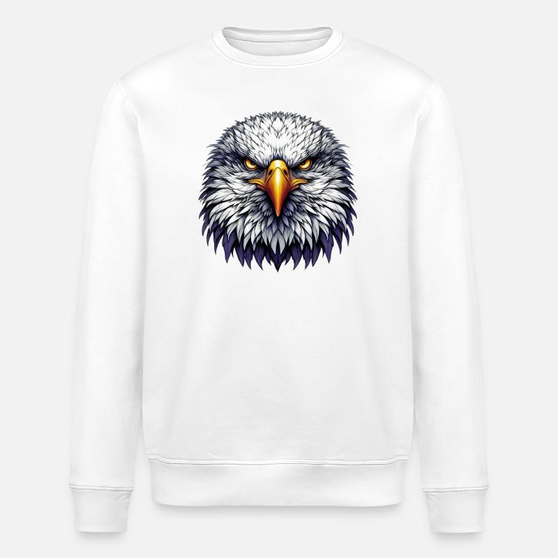 Adler - Stanley/Stella Unisex Bio-Sweatshirt ROLLER - Weiß