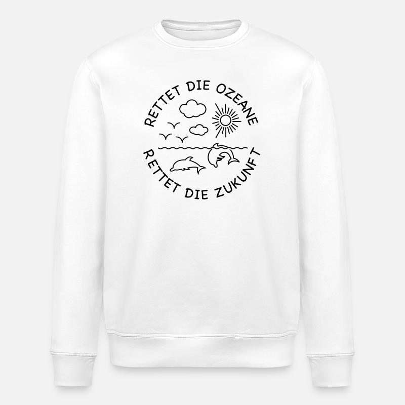 Delfin - Stanley/Stella Unisex Bio-Sweatshirt ROLLER - Weiß