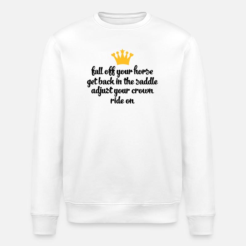 ride - Stanley/Stella ROLLER Unisex Organic Sweatshirt - white