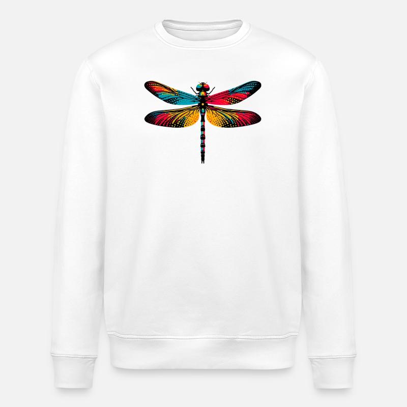 Libellule - Sweat bio ROLLER Stanley/Stella Unisexe - blanc