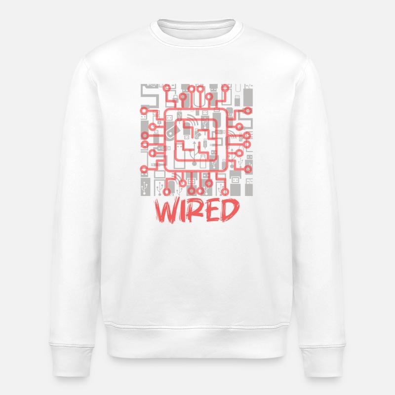 Câblé - Sweat bio ROLLER Stanley/Stella Unisexe - blanc