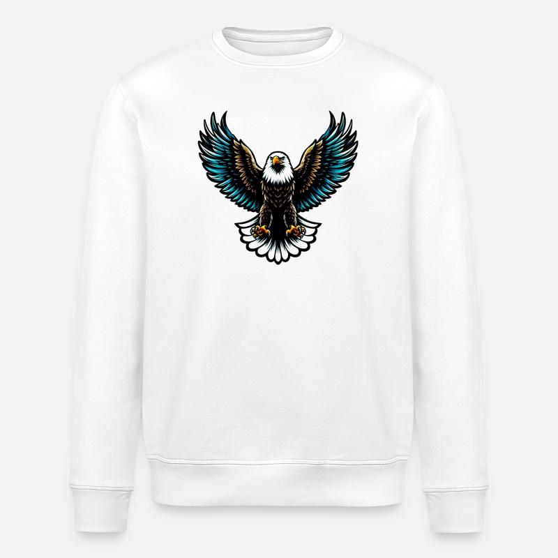 Adler - Stanley/Stella Unisex Bio-Sweatshirt ROLLER - Weiß