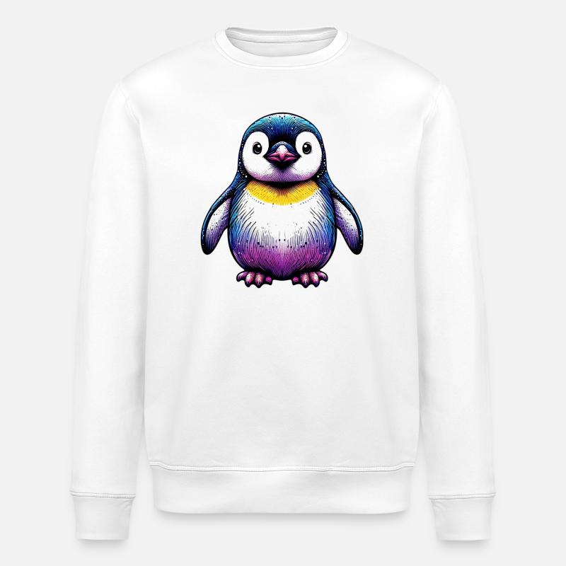 Pingouin - Sweat bio ROLLER Stanley/Stella Unisexe - blanc