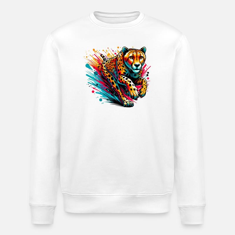 Gepard - Stanley/Stella Unisex Bio-Sweatshirt ROLLER - Weiß