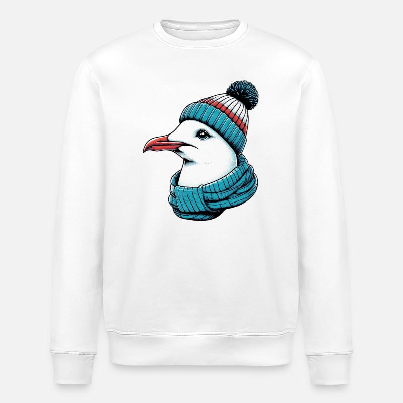 Möwe - Stanley/Stella Unisex Bio-Sweatshirt ROLLER - Weiß