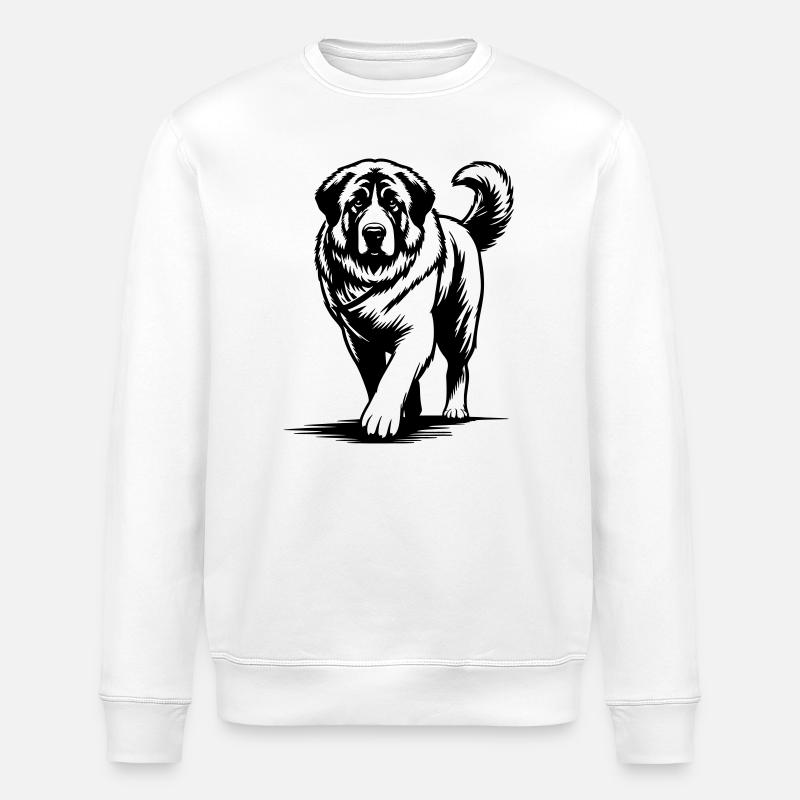 Kangal - Sweat bio ROLLER Stanley/Stella Unisexe - blanc