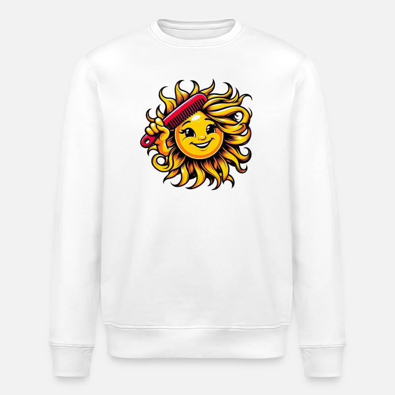 Soleil - Sweat bio ROLLER Stanley/Stella Unisexe - blanc