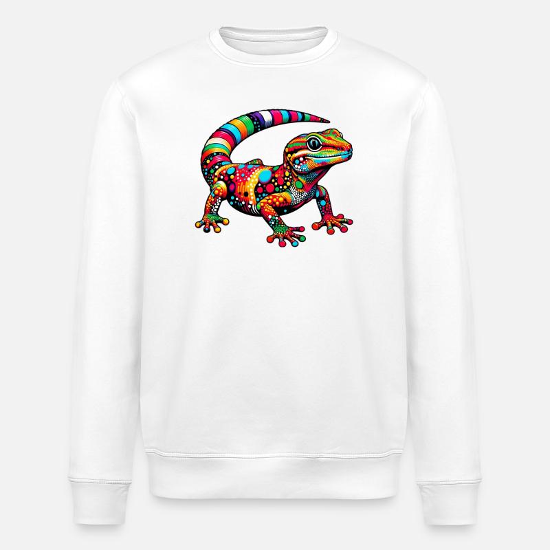 Gecko - Sweat bio ROLLER Stanley/Stella Unisexe - blanc