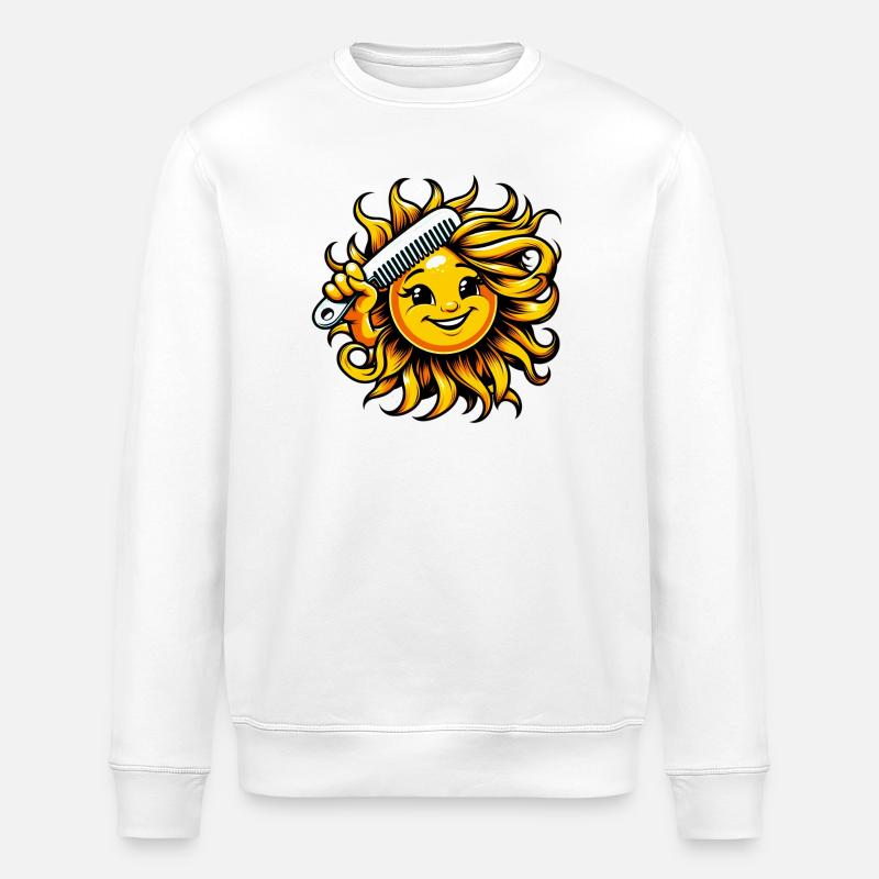 Sonne - Stanley/Stella Unisex Bio-Sweatshirt ROLLER - Weiß