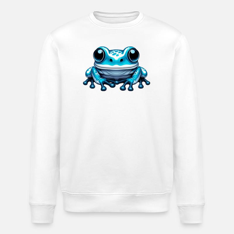 Frosch - Stanley/Stella Unisex Bio-Sweatshirt ROLLER - Weiß