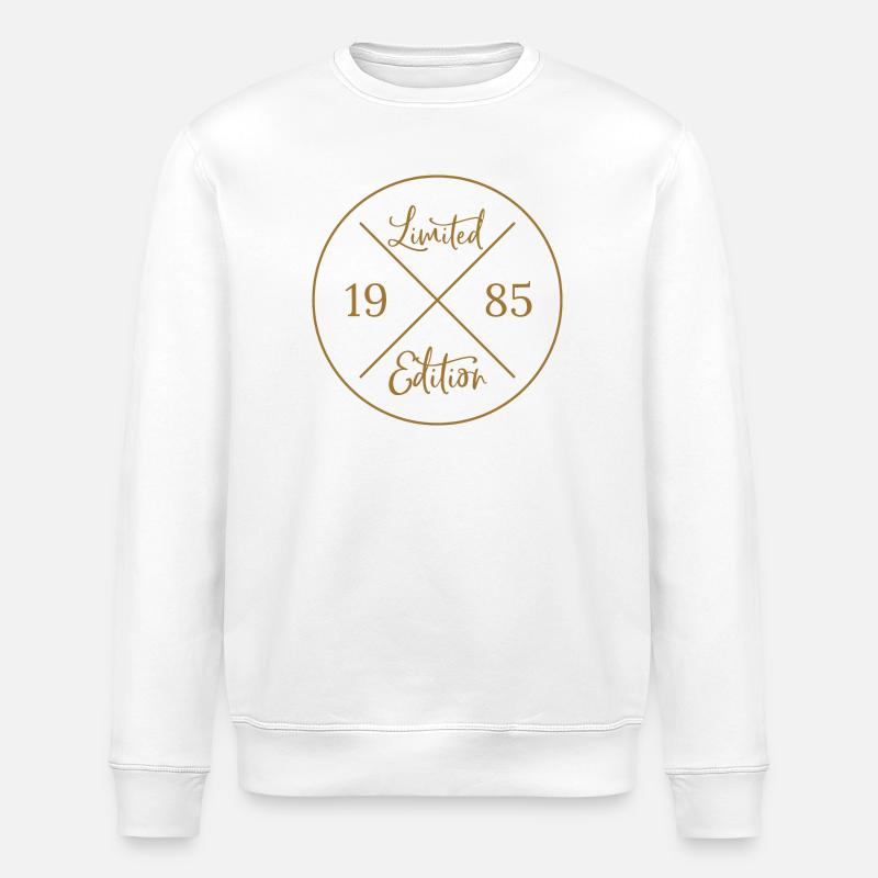 Edition limitée 1985 - Sweat bio ROLLER Stanley/Stella Unisexe - blanc
