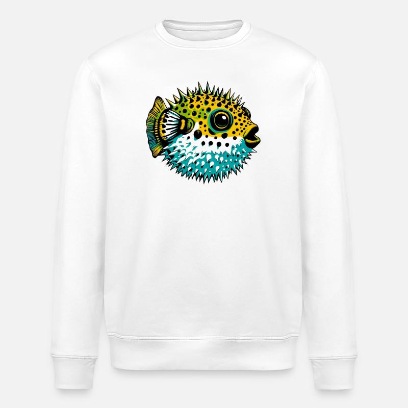 Blowfish - Stanley/Stella ROLLER Unisex Organic Sweatshirt - white