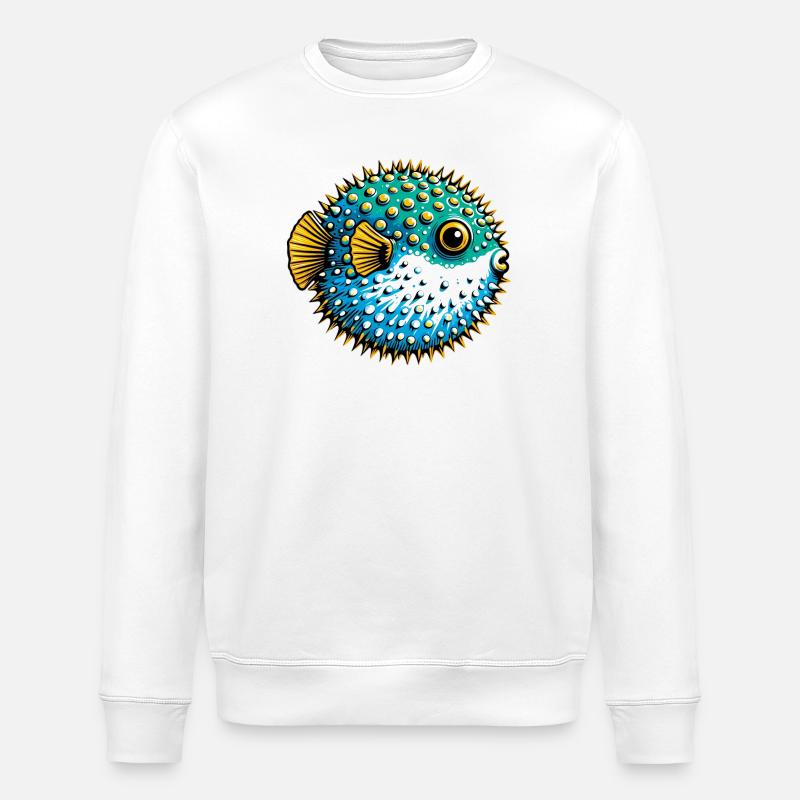 Blowfish - Stanley/Stella ROLLER Unisex Organic Sweatshirt - white