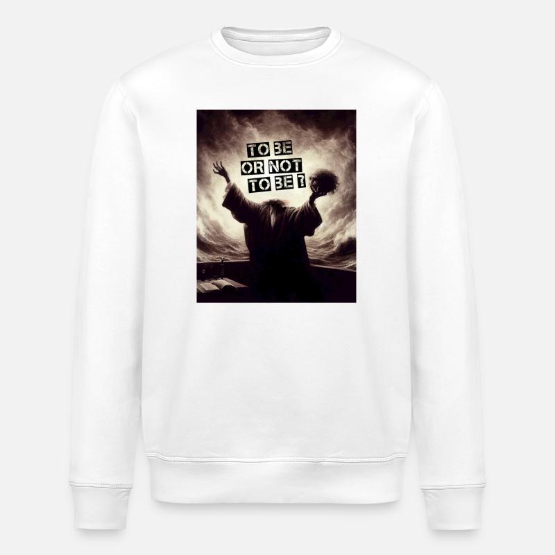 Sein oder nicht sein? - Stanley/Stella Unisex Bio-Sweatshirt ROLLER - Weiß