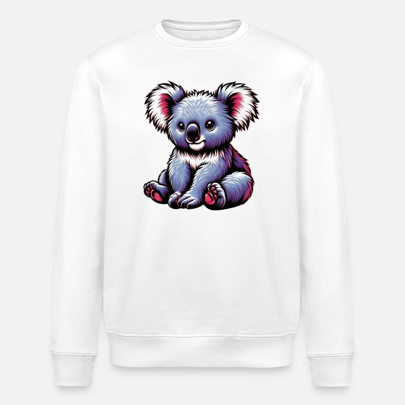 Koala - Stanley/Stella Unisex Bio-Sweatshirt ROLLER - Weiß