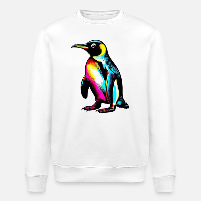 Penguin - Stanley/Stella ROLLER Unisex Organic Sweatshirt - white