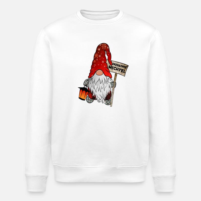 Gnomes de l’industrie - Sweat bio ROLLER Stanley/Stella Unisexe - blanc