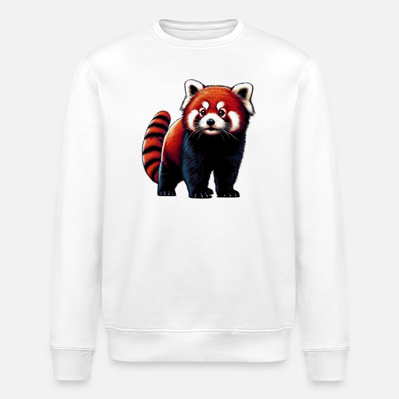 Petit panda - Sweat bio ROLLER Stanley/Stella Unisexe - blanc