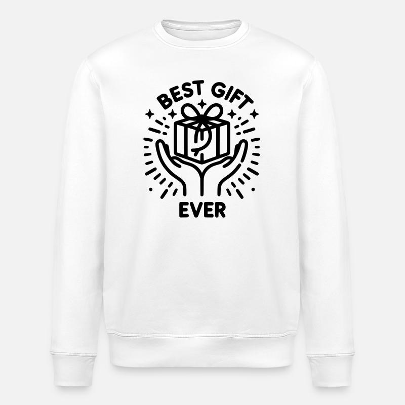 Best Gift Ever - Timeless Edition - Stanley/Stella Unisex Bio-Sweatshirt ROLLER - Weiß