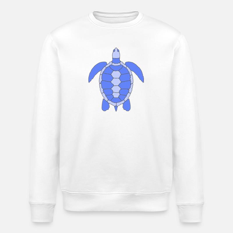 TURTLE - Stanley/Stella ROLLER Unisex Organic Sweatshirt - white