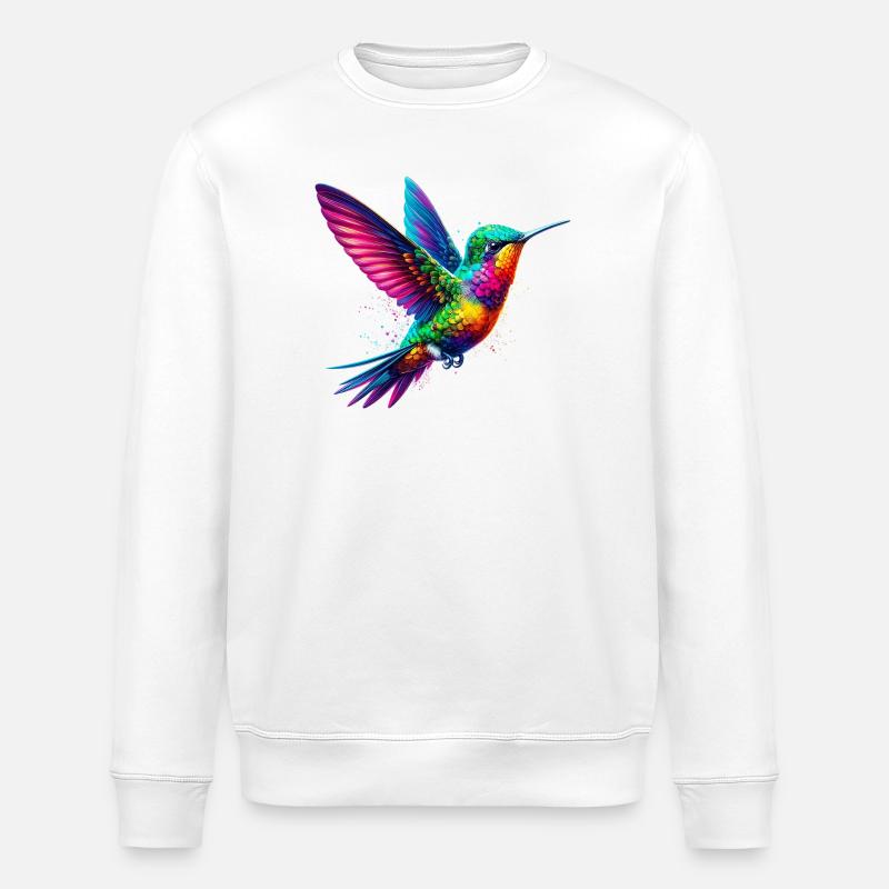 Kolibri - Stanley/Stella Unisex Bio-Sweatshirt ROLLER - Weiß