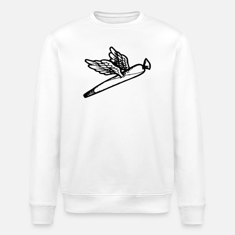 Nous volons si haut - Sweat bio ROLLER Stanley/Stella Unisexe - blanc