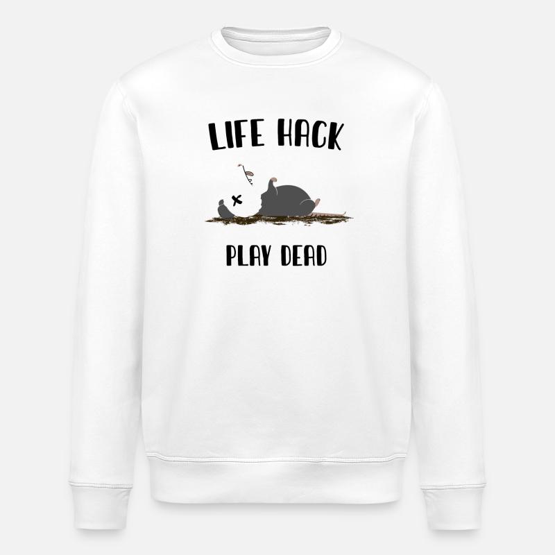 Astuce de la vie - Sweat bio ROLLER Stanley/Stella Unisexe - blanc