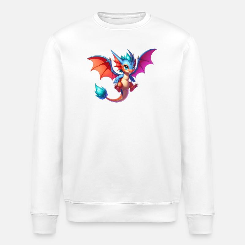Dragon - Sweat bio ROLLER Stanley/Stella Unisexe - blanc