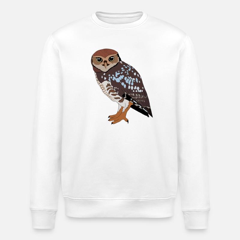 Hibou - Sweat bio ROLLER Stanley/Stella Unisexe - blanc