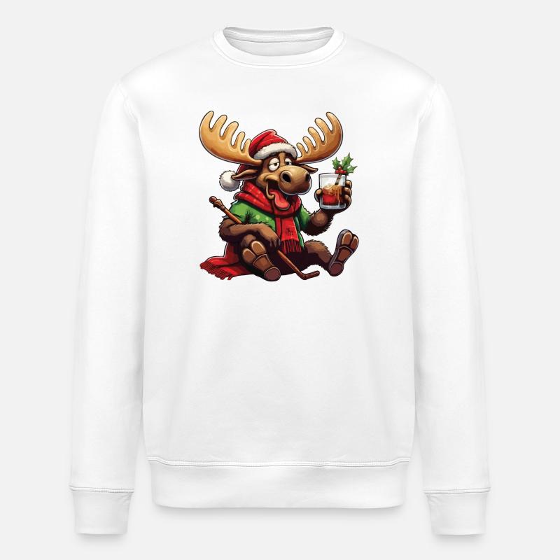 ELCH - Weihnachten - Stanley/Stella Unisex Bio-Sweatshirt ROLLER - Weiß