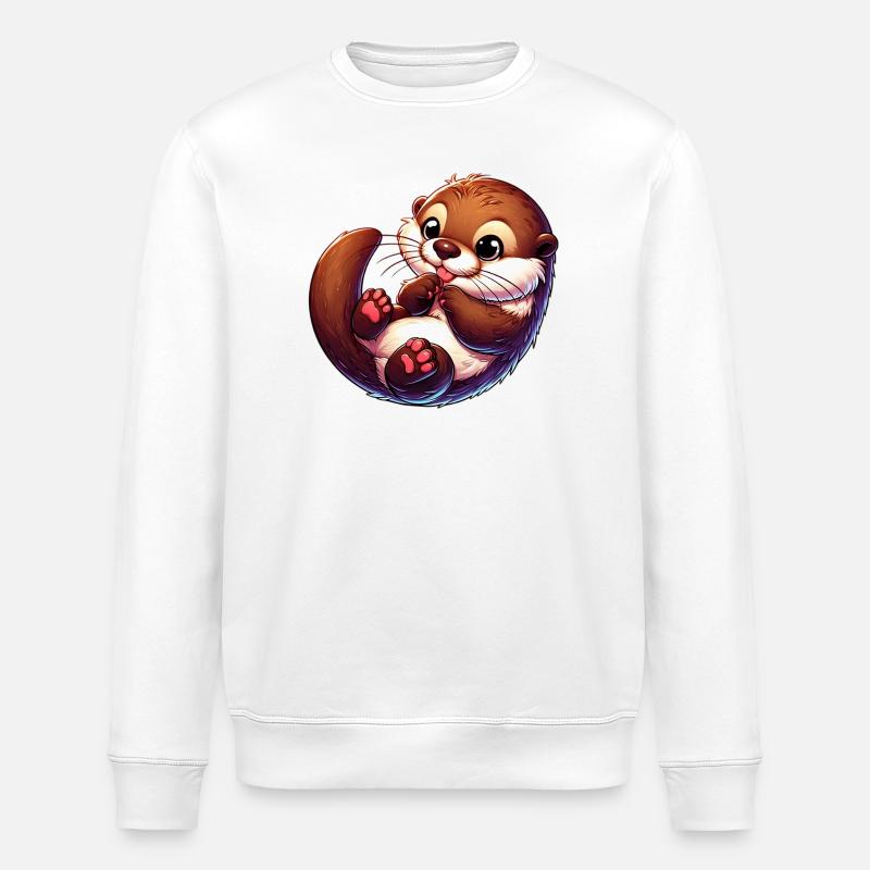 Otter - Stanley/Stella Unisex Bio-Sweatshirt ROLLER - Weiß