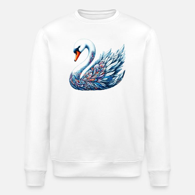 Schwan - Stanley/Stella Unisex Bio-Sweatshirt ROLLER - Weiß