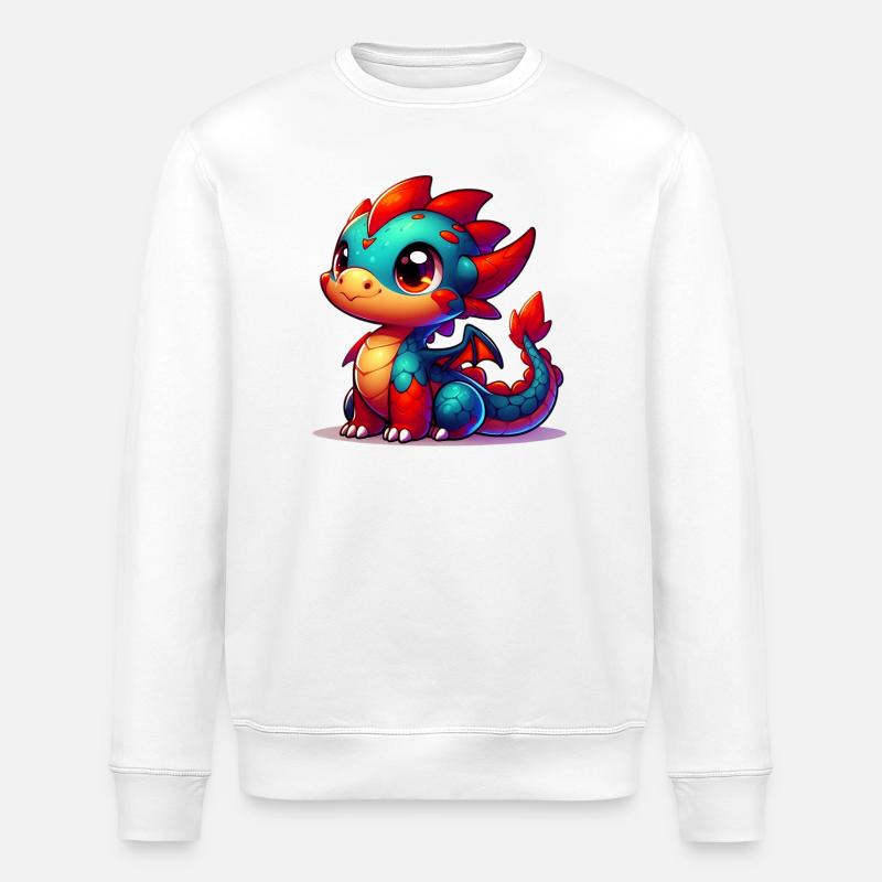 Dragon - Sweat bio ROLLER Stanley/Stella Unisexe - blanc